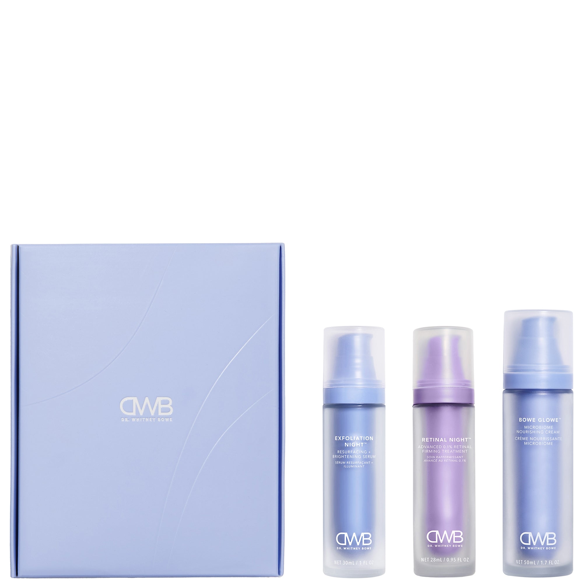 Dr. Whitney Bowe Beauty Skin Cycling Program - Exfoliate + Firm + Hydrate + Barrier Recovery ($273 Value)