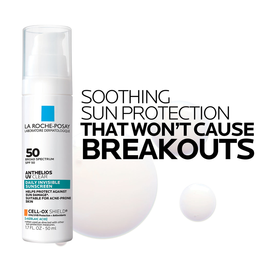 La Roche-Posay Anthelios UV Clear Daily Invisible Sunscreen SPF 50 (1.7 fl. oz.)