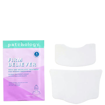 Patchology Firm Believer Neck & Décolleté Treatment for Intense Smoothing 2-Piece Hydrogel Mask