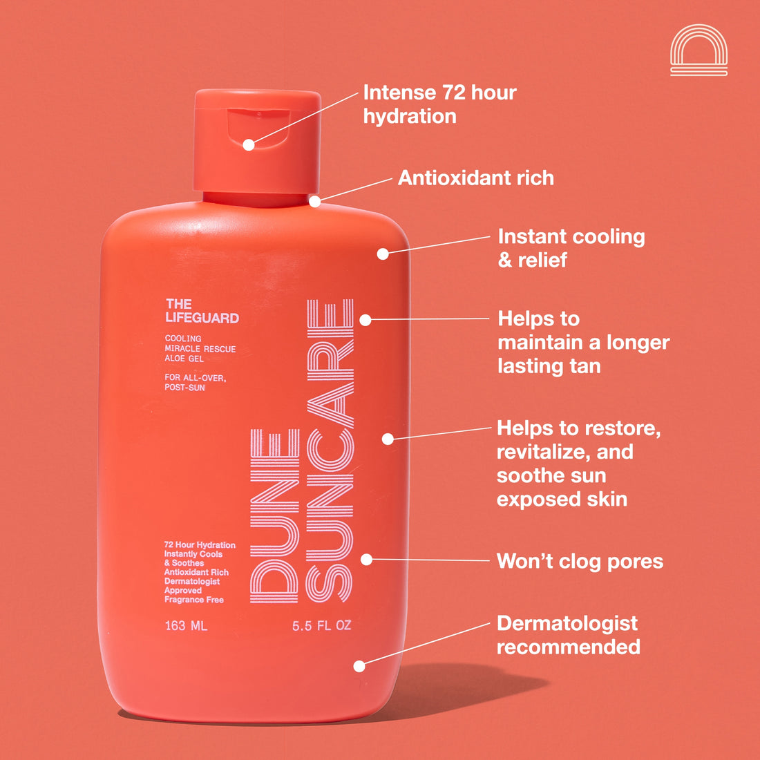Dune Suncare The Life Guard - Cooling Miracle Rescue Aloe Gel