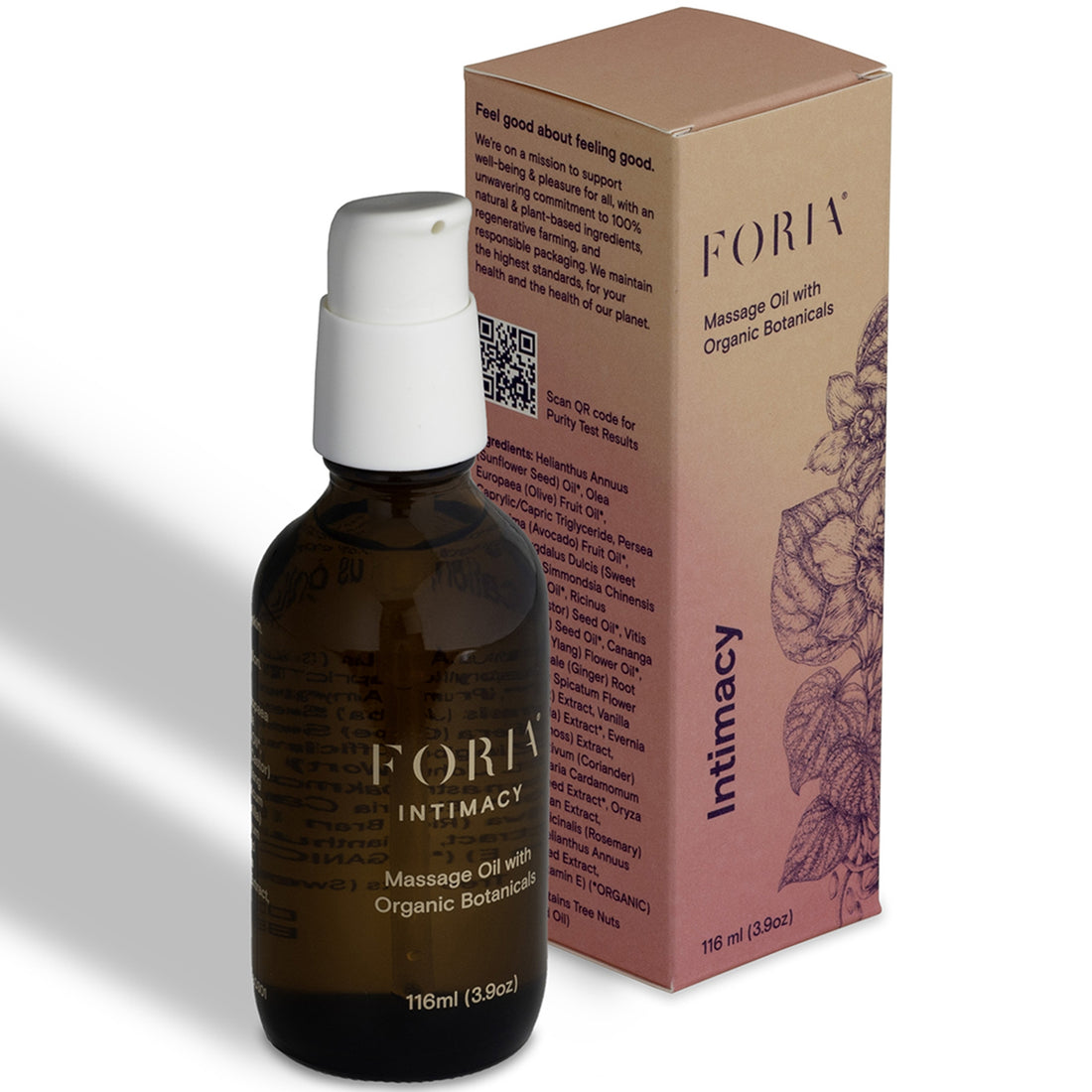Foria Intimacy Massage Oil 116ml