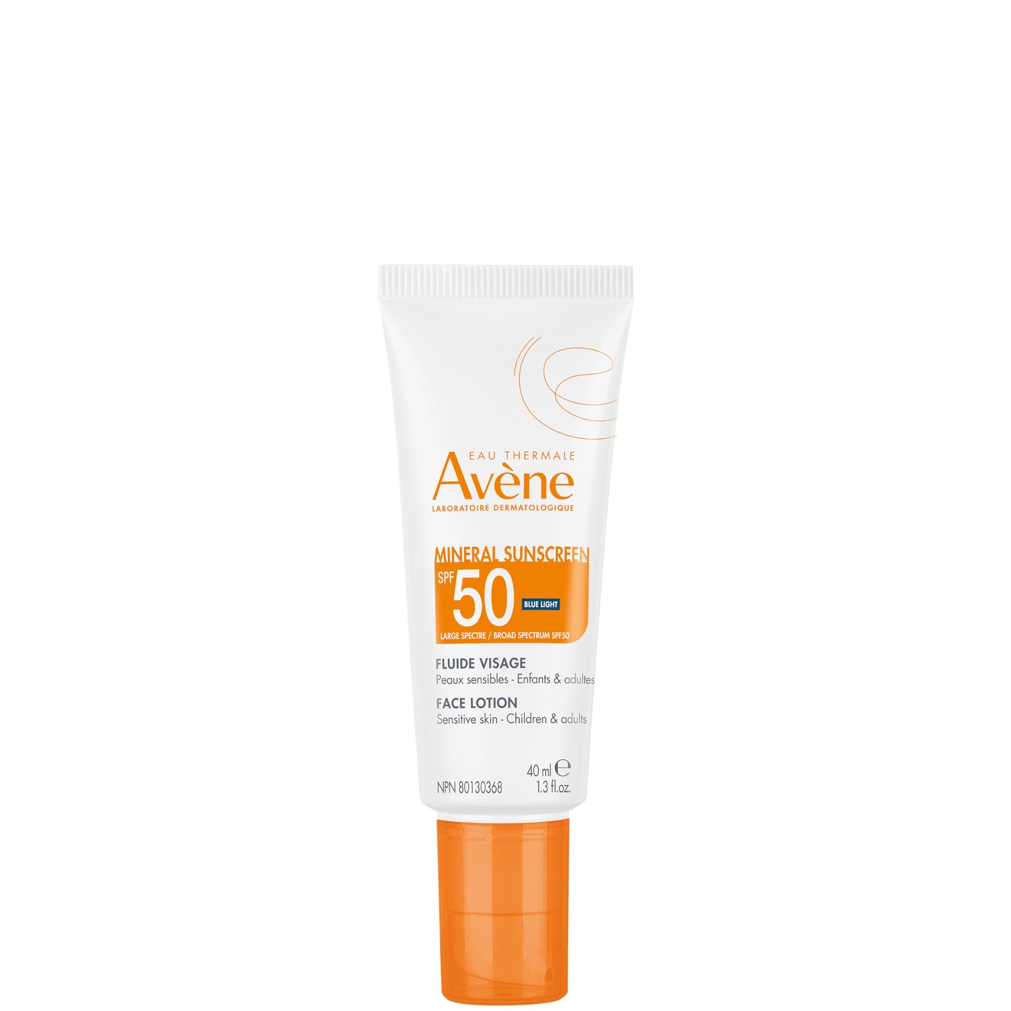 Avene Mineral Sunscreen SPF 50 Face Lotion 1.3 fl.oz.