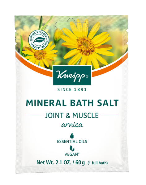 Mineral Bath Salt Joint & Muscle Arnica Travel Size