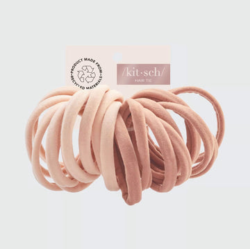 Eco-Friendly Nylon Elastics 20pc set - Blush