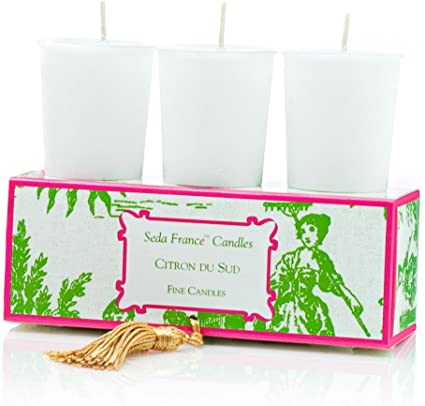 Seda France Citron Du Sud - Set Of Three Candles