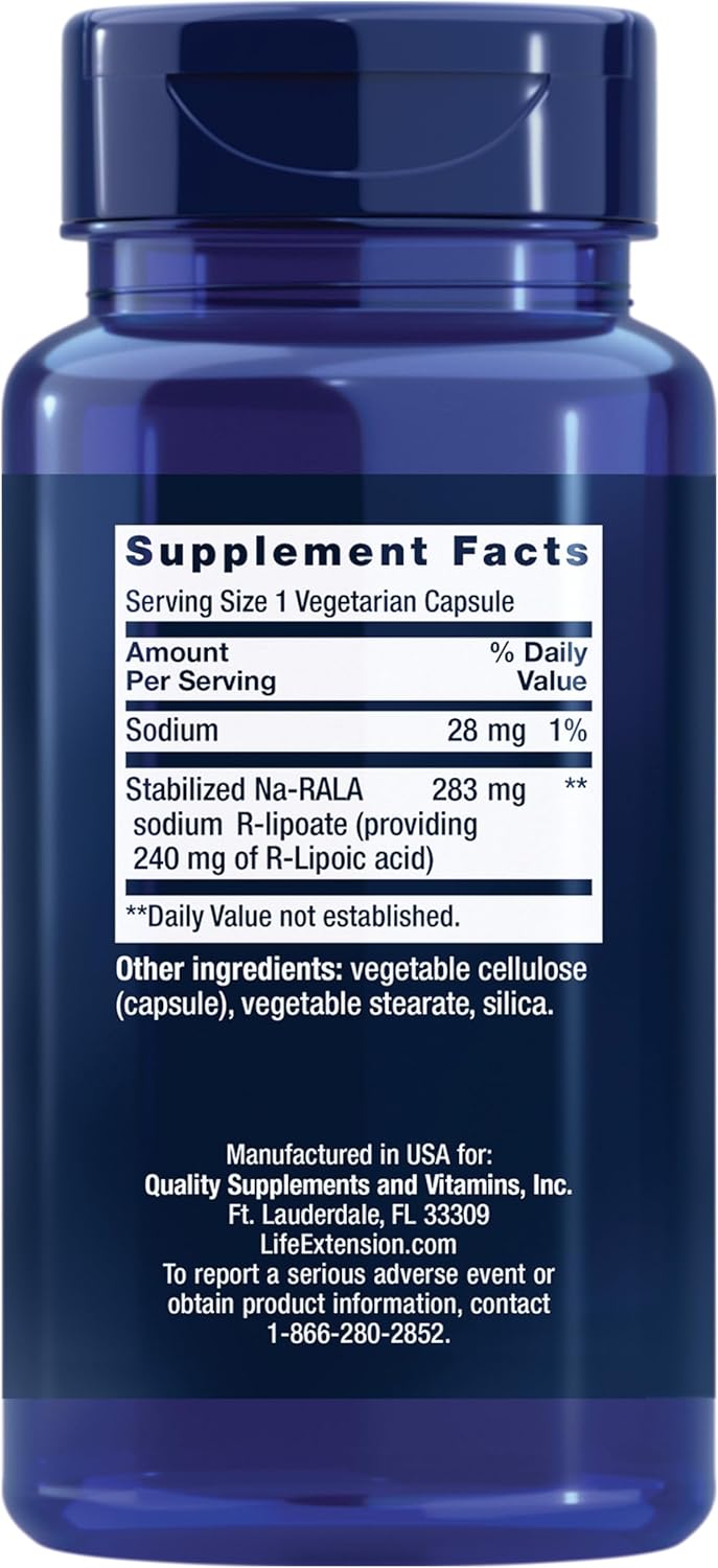 Super R-Lipoic Acid DIETARY SUPPLEMENT