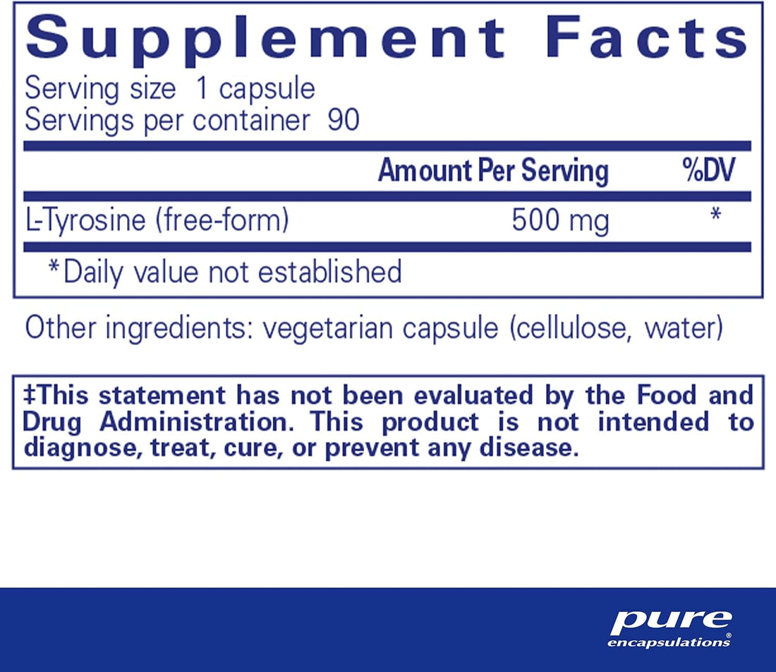 I-Tyrosine Dietary Supplement