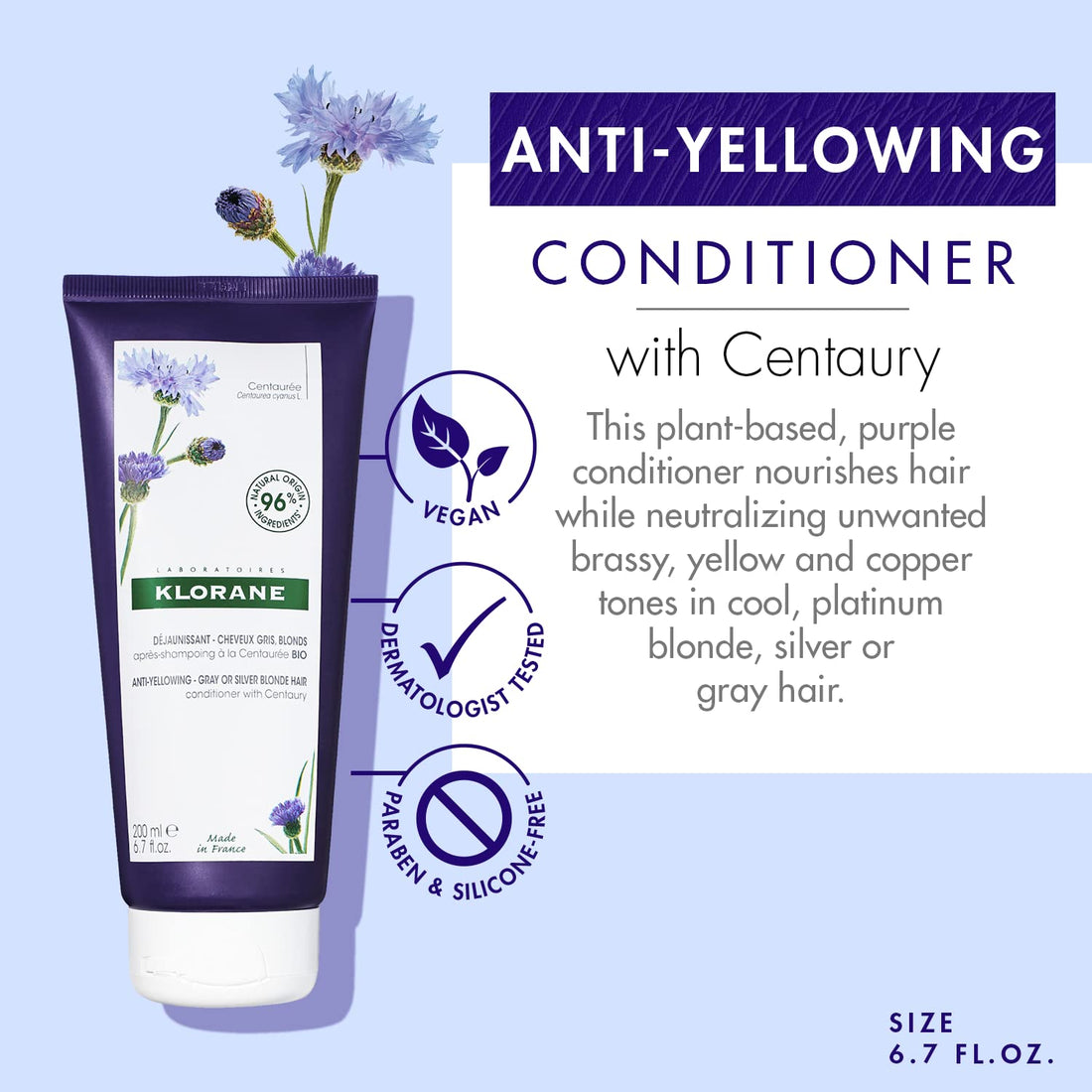 ANTI-YELLOWING-GRAY, BLONDE HAIR CONDITIONER