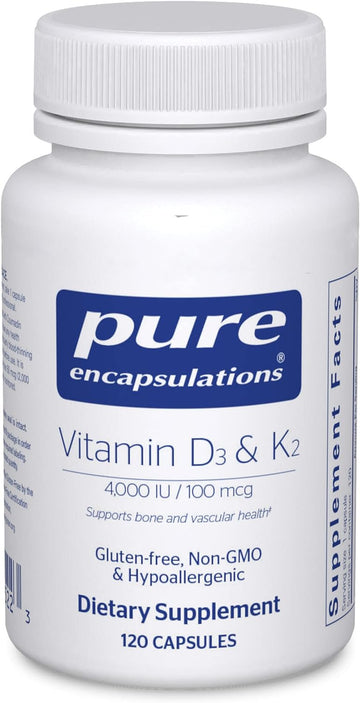 Vitamin D3 & K2 4,000 IU/100 mcg Dietary Supplement