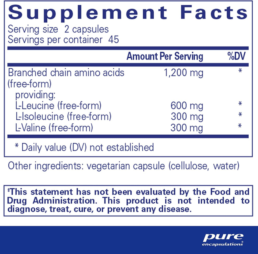 BCAA capsules Dietary Supplement