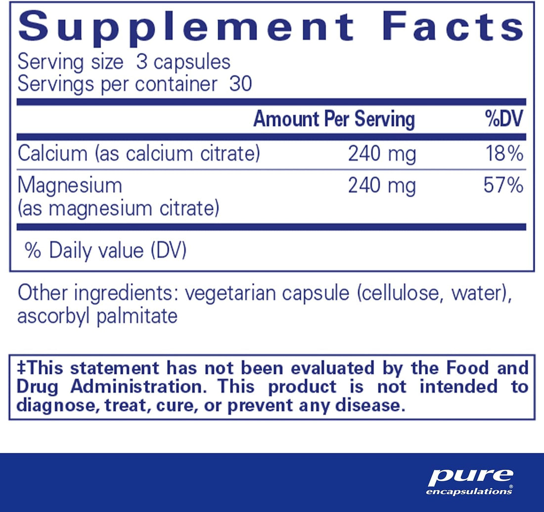 Calcium Magnesium (citrate) Dietary Supplement