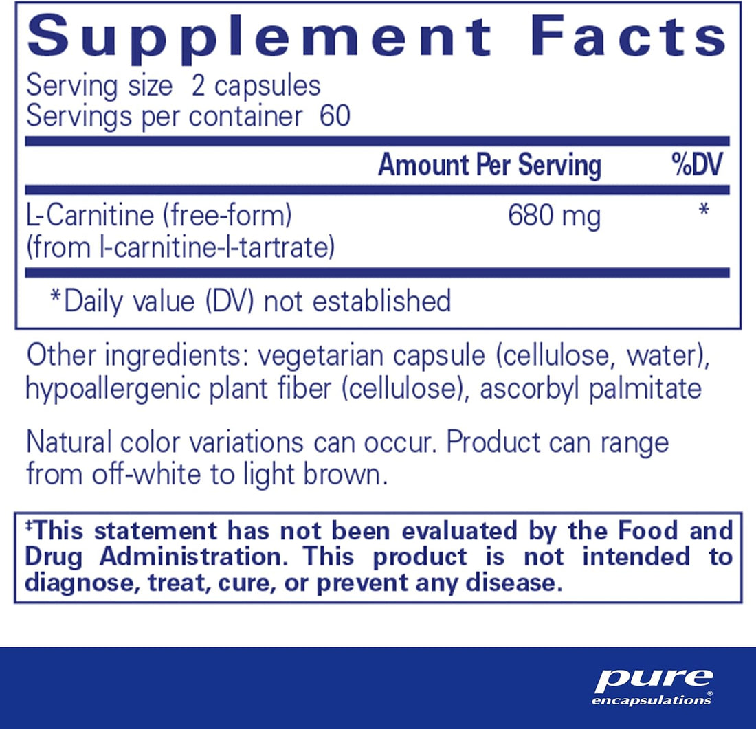 L-Carnitine Dietary Supplement