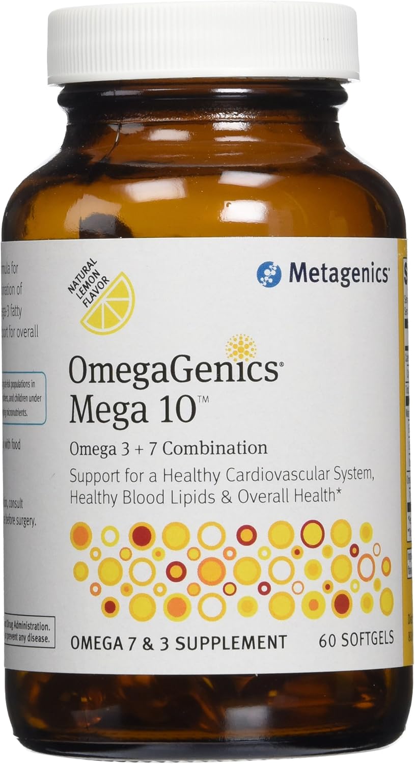 OmegaGenics Mega 10 OMEGA 3 & 7 SUPPLEMENT