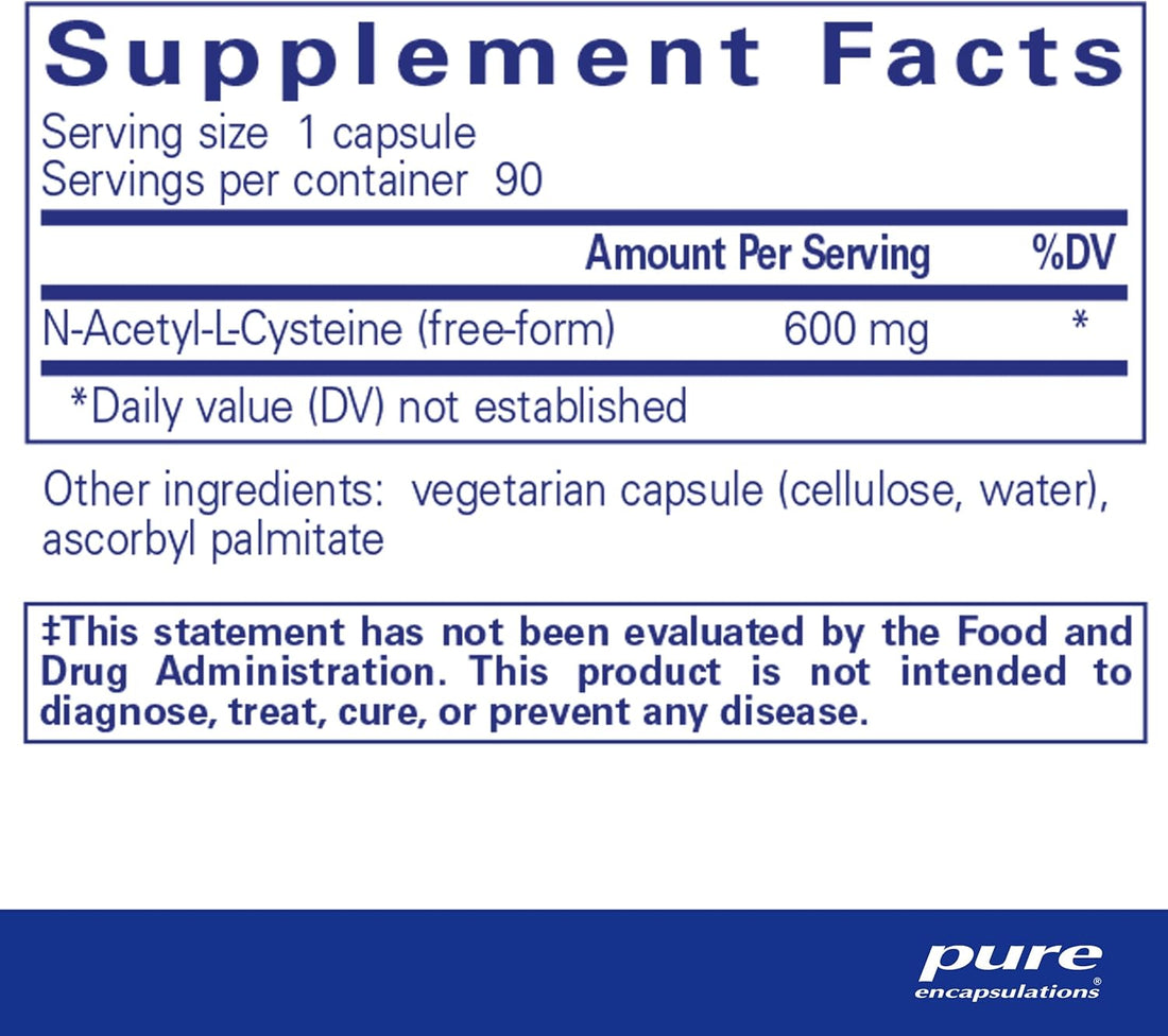 NAC 600mg Dietary Supplement