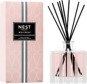 HIMALAYAN SALT & ROSEWATER REED DIFFUSER