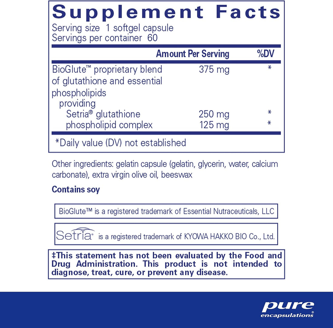 Liposomal Glutathione Dietary Supplement