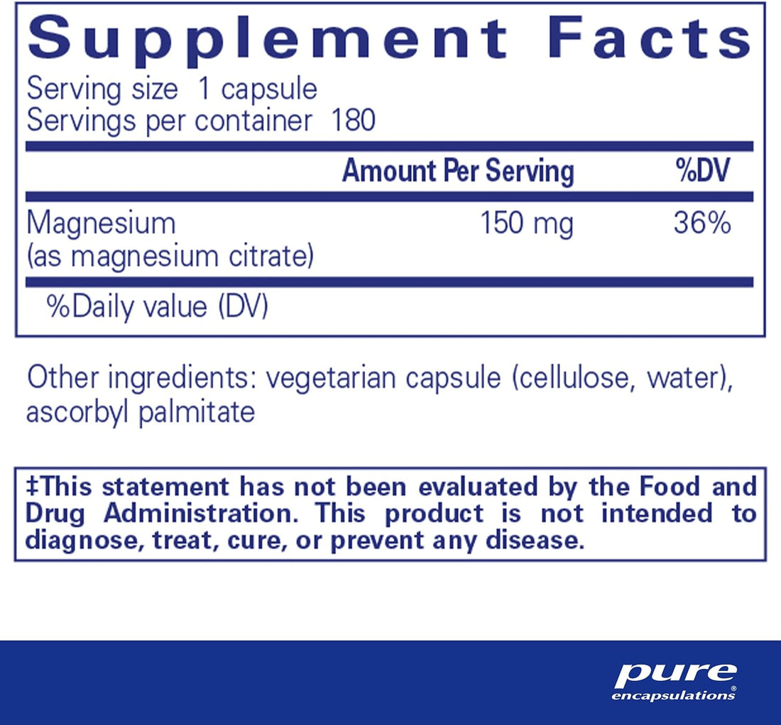 Magnesium (citrate) Dietary Supplement