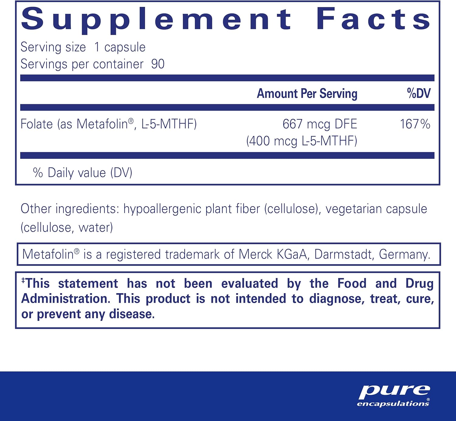 Folate Dietary Supplement