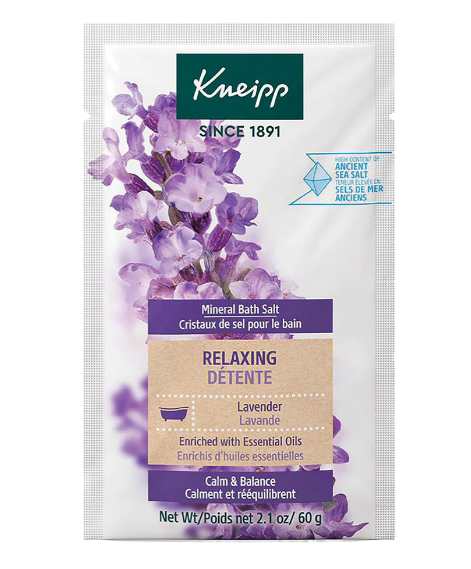 Mineral Bath Salt Relaxing Lavender Travel Size