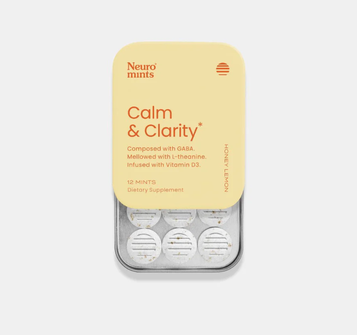 Neuro Mints Calm & Clarity Dietary Supplement HONEY LEMON