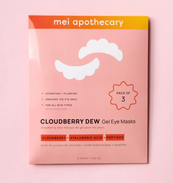 CLOUDBERRY DEW GEL EYE MASKS (PACK OF 3)