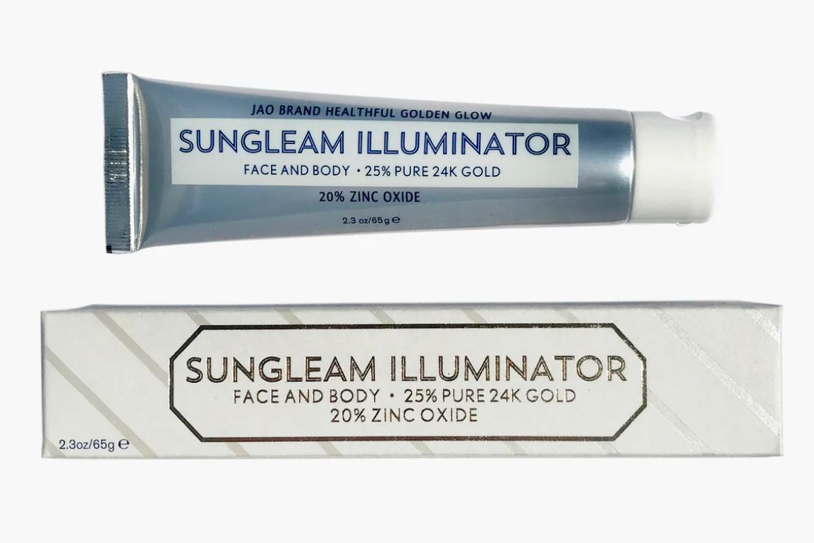 SUNGLEAM ILLUMINATOR FACE AND BODY 25% PURE 24K GOLD 20% ZINC OXIDE