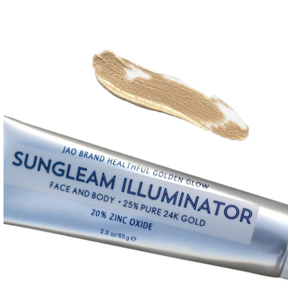 SUNGLEAM ILLUMINATOR FACE AND BODY 25% PURE 24K GOLD 20% ZINC OXIDE