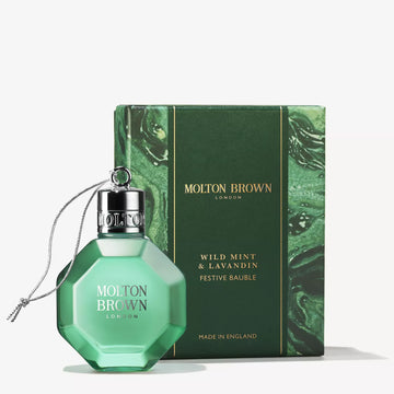 Wild Mint & Lavandin Festive Bauble Bath & Shower Gel