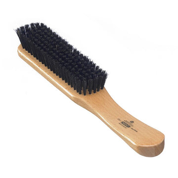 Pure Black Bristle Cherrywood Clothes Brush